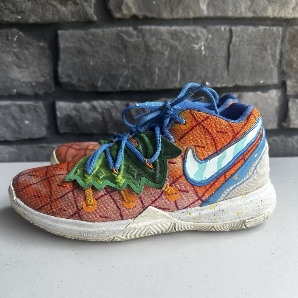 Nike Kyrie 5 SpongeBob Pineapple House Basketball Shoes - Youth Size 3Y